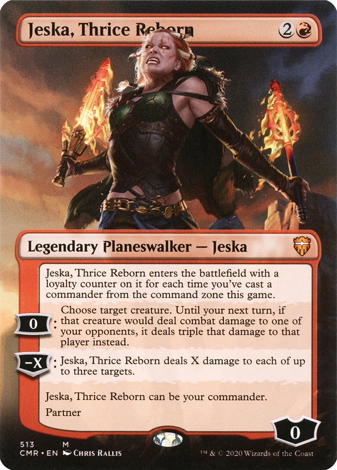 Jeska, Thrice Reborn (Borderless) [Commander Legends] | Card Merchant Takapuna