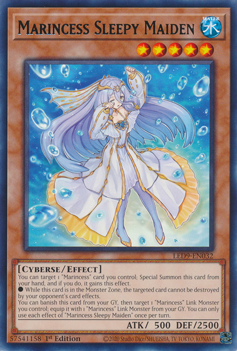 Marincess Sleepy Maiden [LED9-EN032] Rare | Card Merchant Takapuna