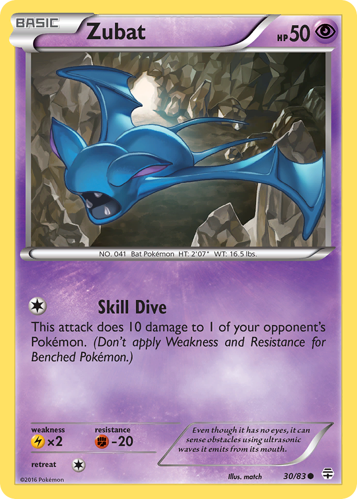 Zubat (30/83) [XY: Generations] | Card Merchant Takapuna