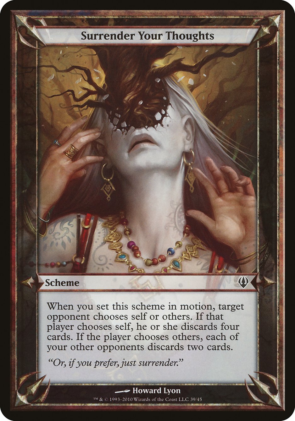 Surrender Your Thoughts (Schemes) [Archenemy Schemes] | Card Merchant Takapuna