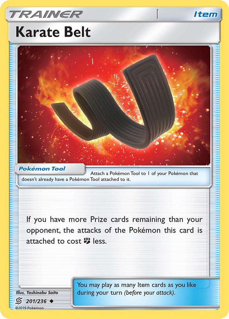 Karate Belt (201/236) [Sun & Moon: Unified Minds] | Card Merchant Takapuna