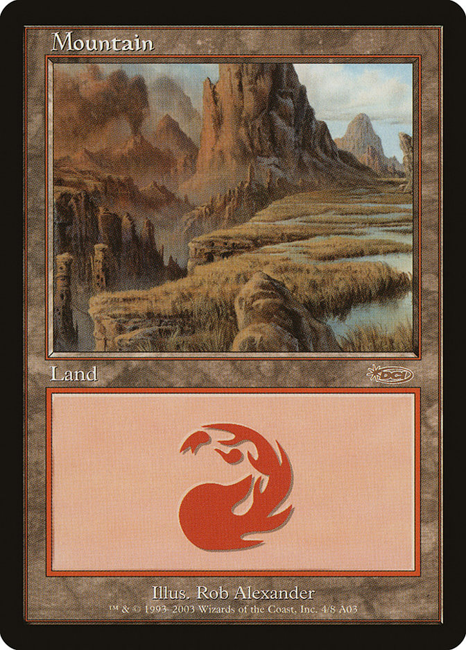 Mountain (4) [Arena League 2003] | Card Merchant Takapuna