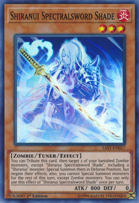 Shiranui Spectralsword Shade [SAST-EN017] Super Rare | Card Merchant Takapuna