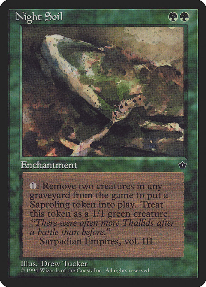 Night Soil (Drew Tucker) [Fallen Empires] | Card Merchant Takapuna