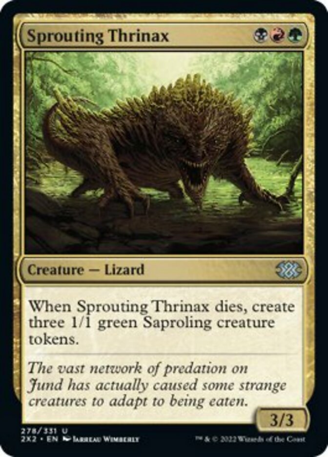 Sprouting Thrinax [Double Masters 2022] | Card Merchant Takapuna