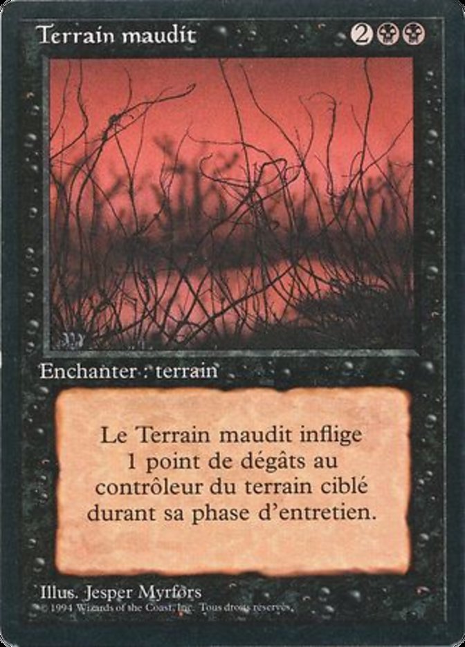 Cursed Land [Foreign Black Border] | Card Merchant Takapuna