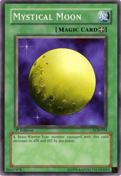 Mystical Moon [LOB-094] Common | Card Merchant Takapuna