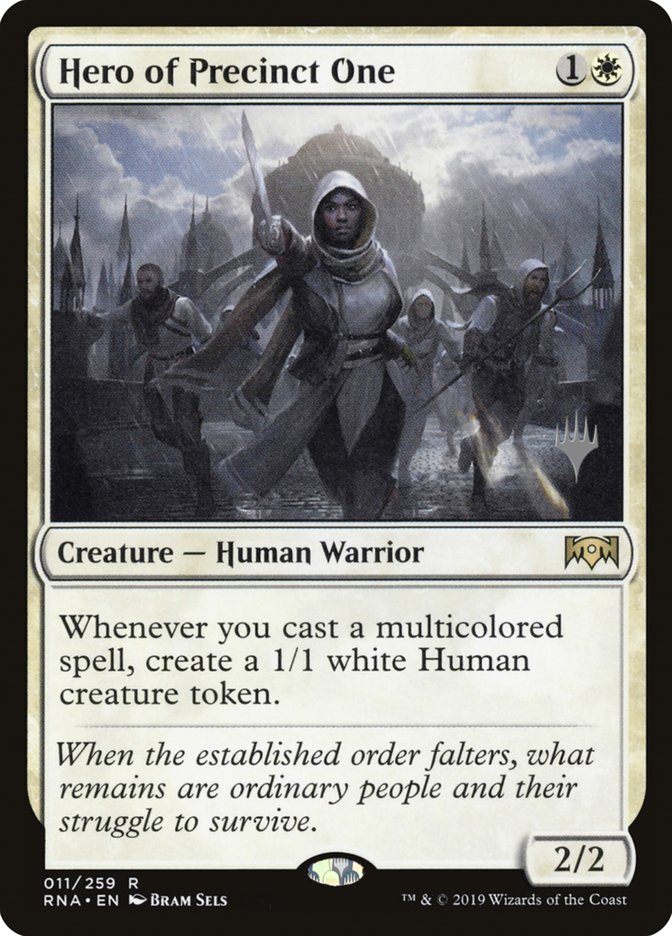 Hero of Precinct One (Promo Pack) [Ravnica Allegiance Promos] | Card Merchant Takapuna