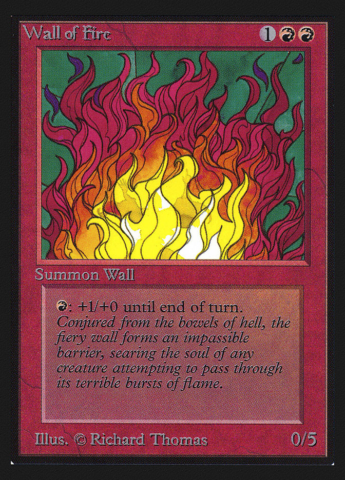 Wall of Fire [International Collectors' Edition] | Card Merchant Takapuna