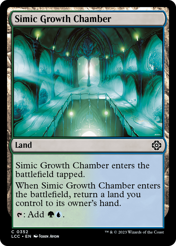 Simic Growth Chamber [The Lost Caverns of Ixalan Commander] | Card Merchant Takapuna