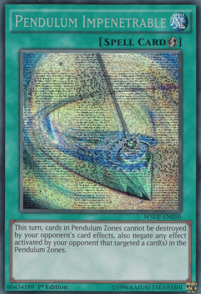 Pendulum Impenetrable [WSUP-EN050] Secret Rare | Card Merchant Takapuna