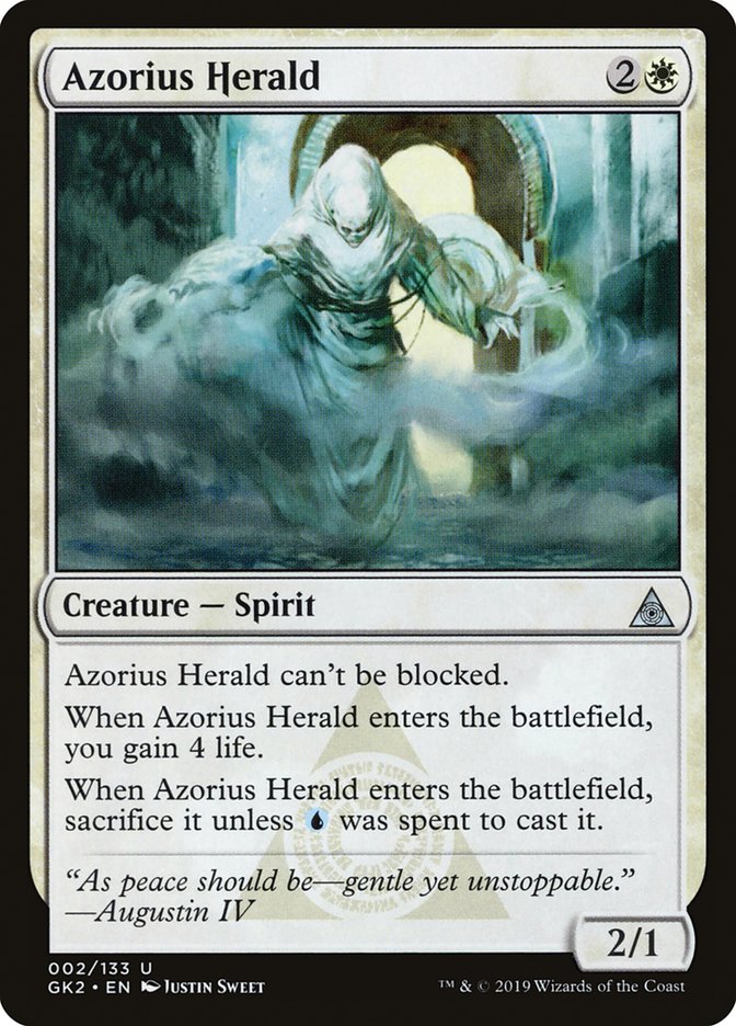 Azorius Herald [Ravnica Allegiance Guild Kit] | Card Merchant Takapuna