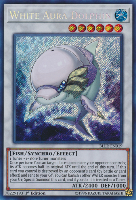 White Aura Dolphin [BLLR-EN019] Secret Rare | Card Merchant Takapuna