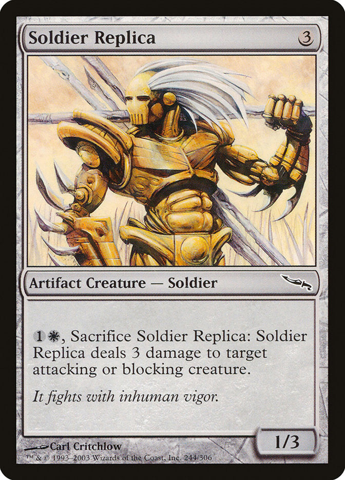 Soldier Replica [Mirrodin] | Card Merchant Takapuna