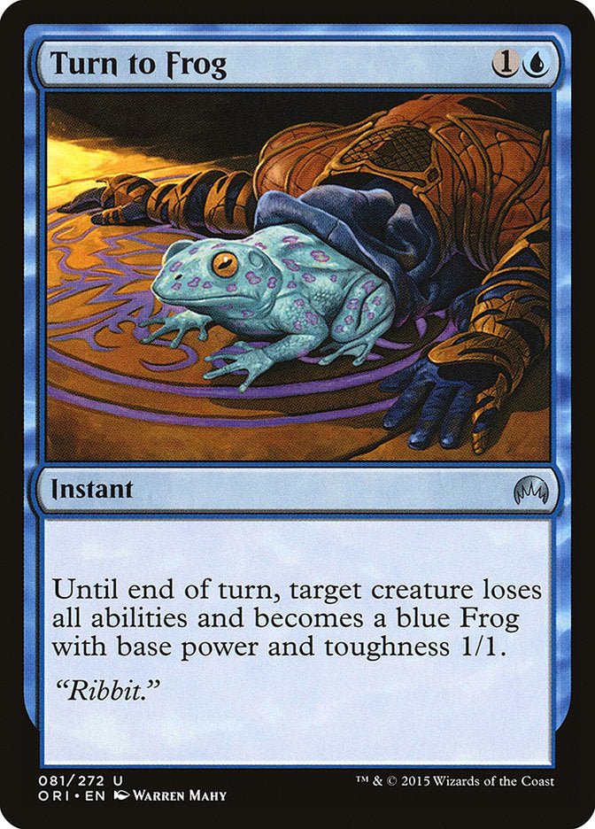 Turn to Frog [Magic Origins] | Card Merchant Takapuna