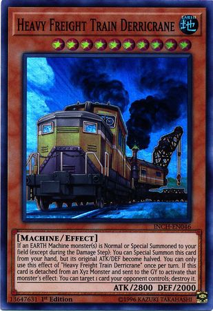 Heavy Freight Train Derricrane [INCH-EN046] Super Rare | Card Merchant Takapuna