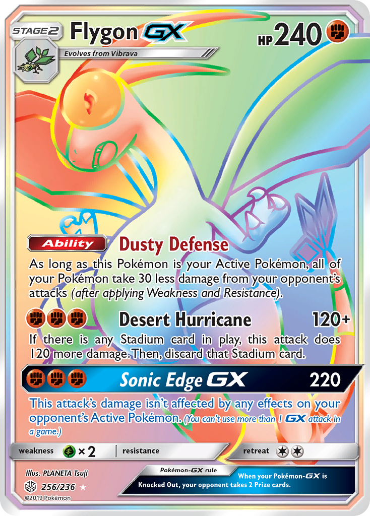 Flygon GX (256/236) [Sun & Moon: Cosmic Eclipse] | Card Merchant Takapuna