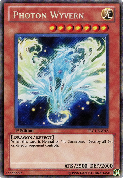 Photon Wyvern [PRC1-EN015] Secret Rare | Card Merchant Takapuna