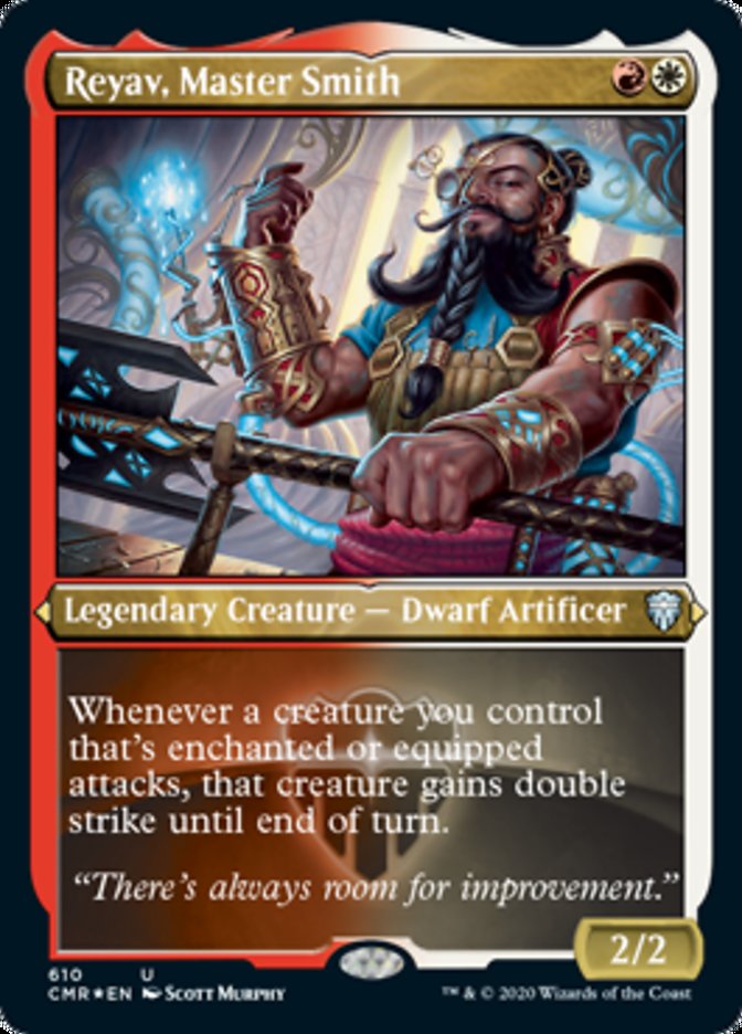 Reyav, Master Smith (Etched) [Commander Legends] | Card Merchant Takapuna