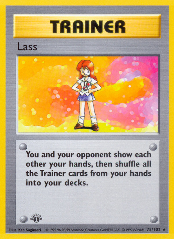 Lass (75/102) (Shadowless) [Base Set 1st Edition] | Card Merchant Takapuna