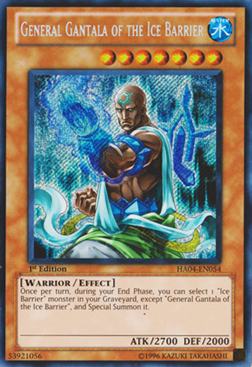 General Gantala of the Ice Barrier [HA04-EN054] Secret Rare | Card Merchant Takapuna