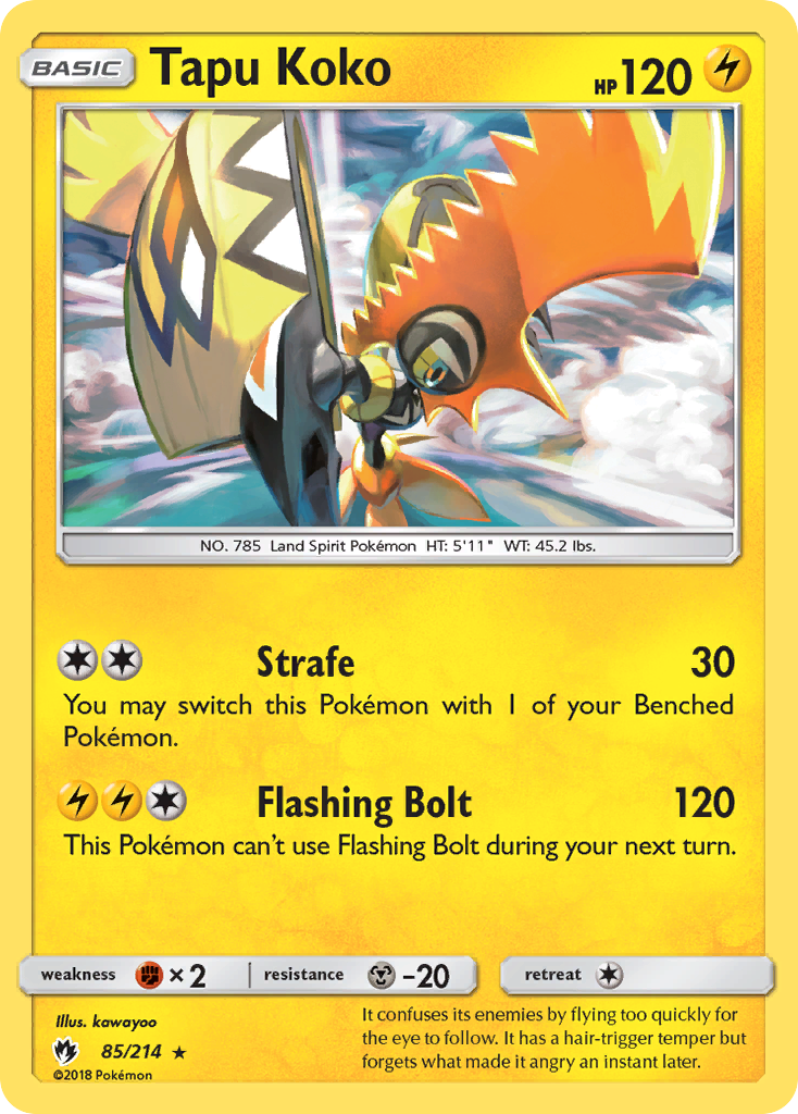 Tapu Koko (85/214) [Sun & Moon: Lost Thunder] | Card Merchant Takapuna