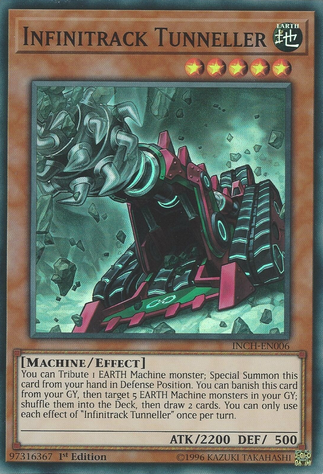 Infinitrack Tunneller [INCH-EN006] Super Rare | Card Merchant Takapuna