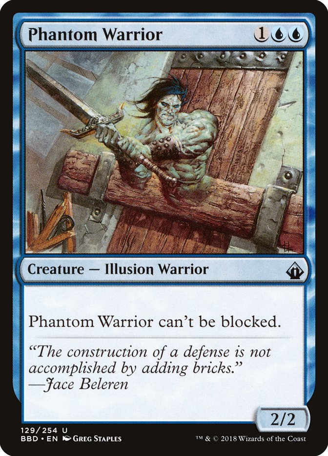 Phantom Warrior [Battlebond] | Card Merchant Takapuna