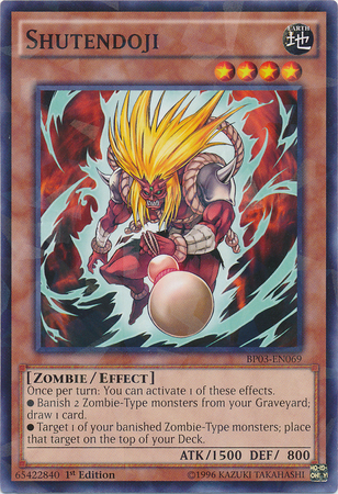 Shutendoji [BP03-EN069] Shatterfoil Rare | Card Merchant Takapuna