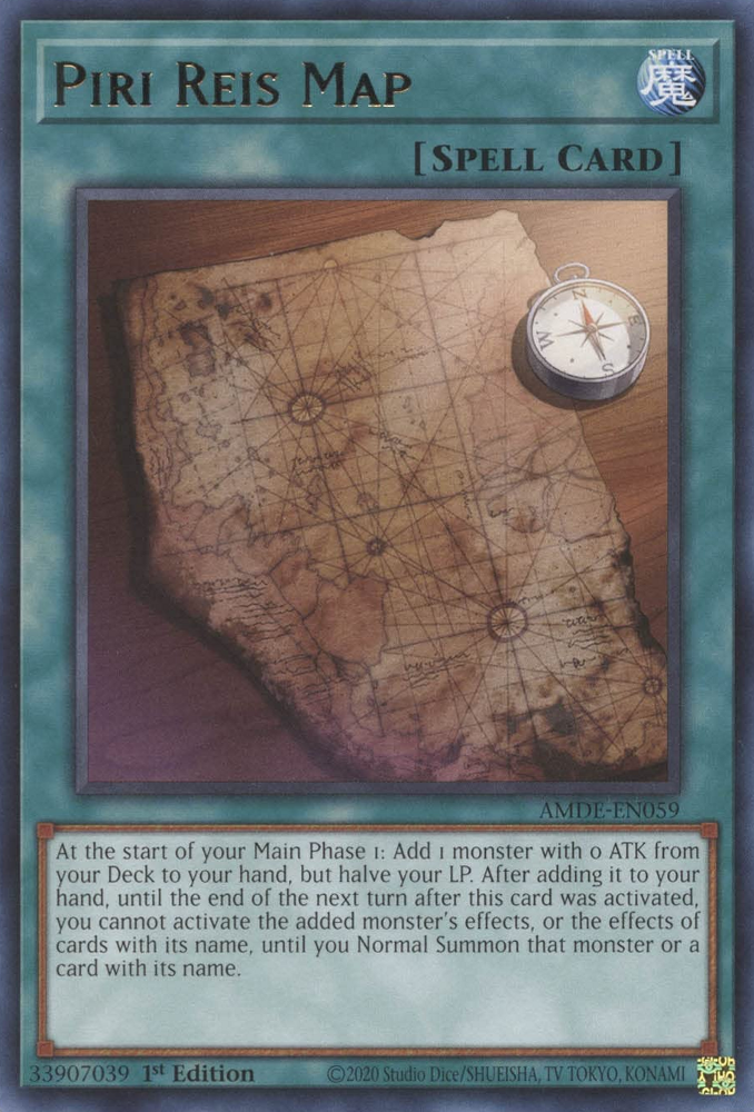 Piri Reis Map [AMDE-EN059] Rare | Card Merchant Takapuna