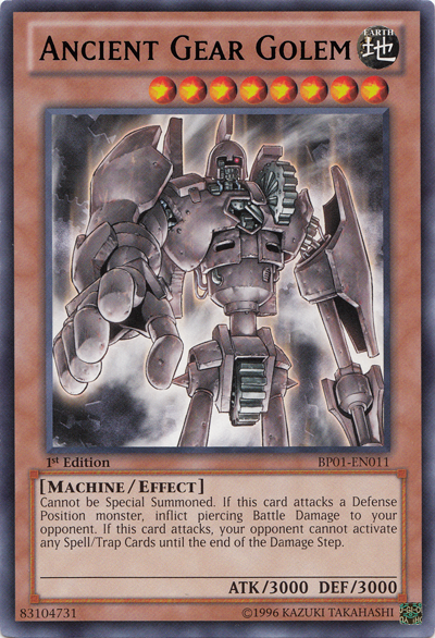 Ancient Gear Golem [BP01-EN011] Rare | Card Merchant Takapuna