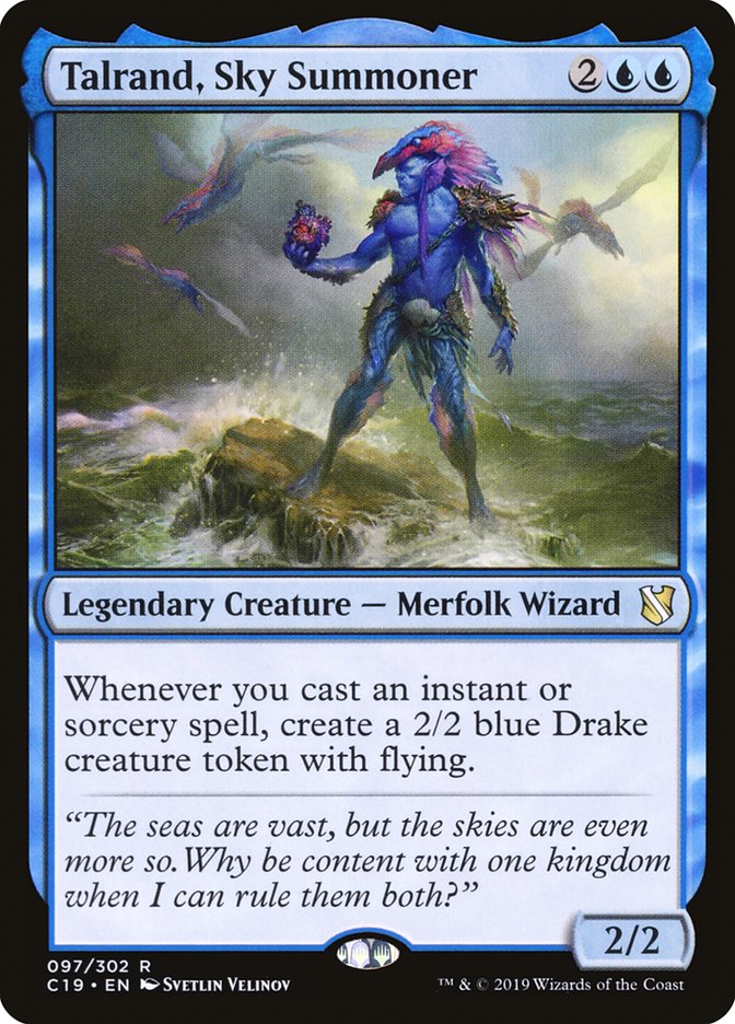 Talrand, Sky Summoner [Commander 2019] | Card Merchant Takapuna