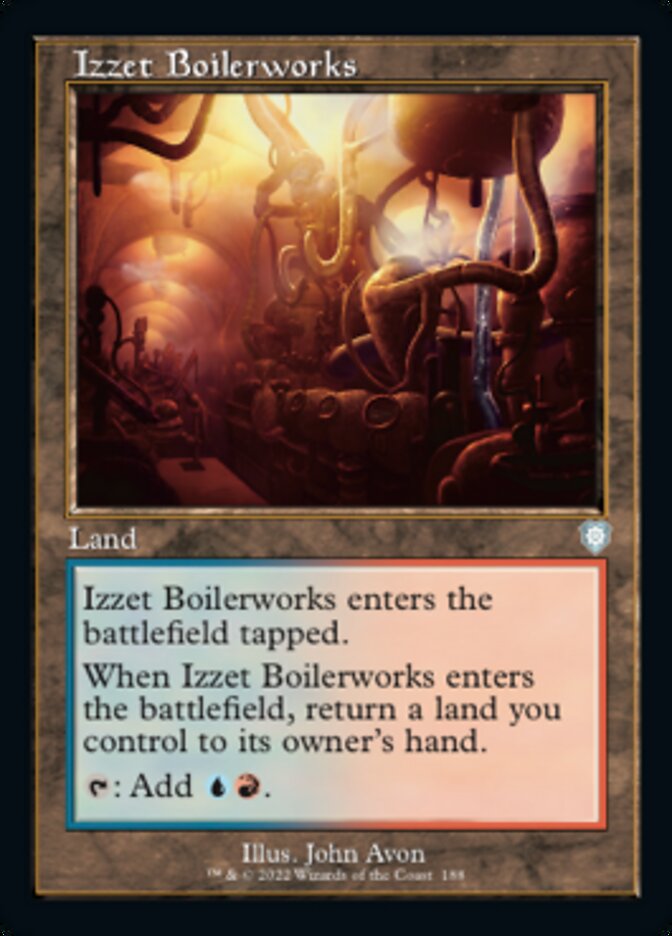 Izzet Boilerworks (Retro) [The Brothers' War Commander] | Card Merchant Takapuna