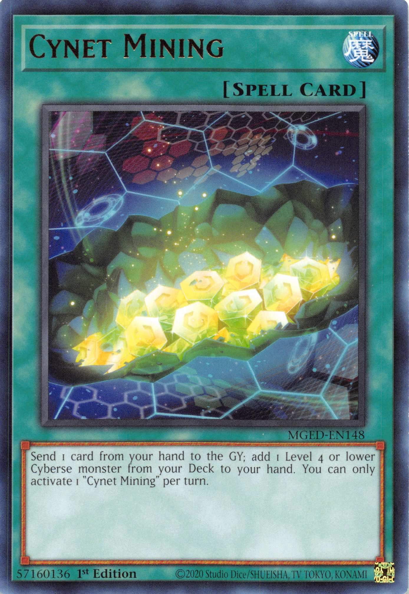 Cynet Mining [MGED-EN148] Rare | Card Merchant Takapuna