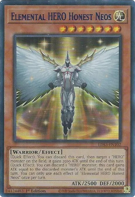 Elemental HERO Honest Neos (Blue) [LDS3-EN102] Ultra Rare | Card Merchant Takapuna