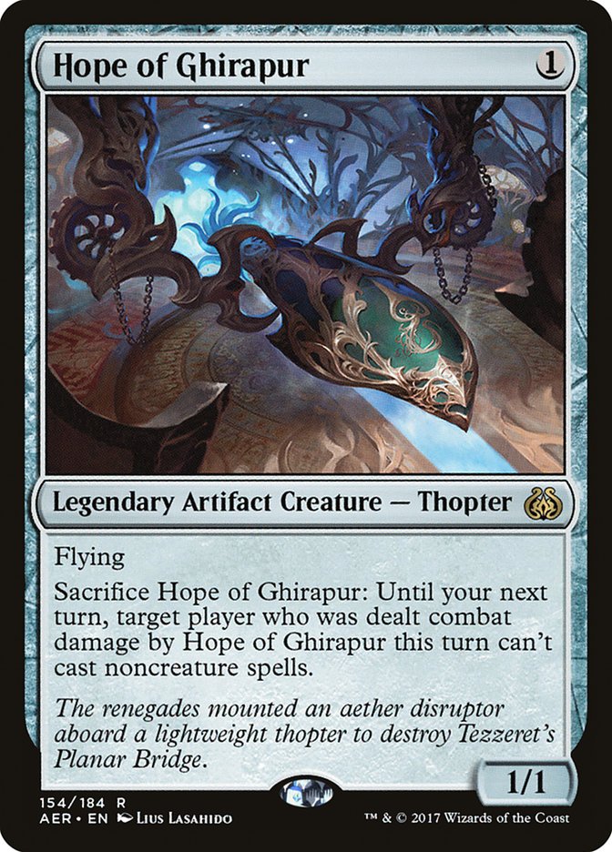 Hope of Ghirapur [Aether Revolt] | Card Merchant Takapuna