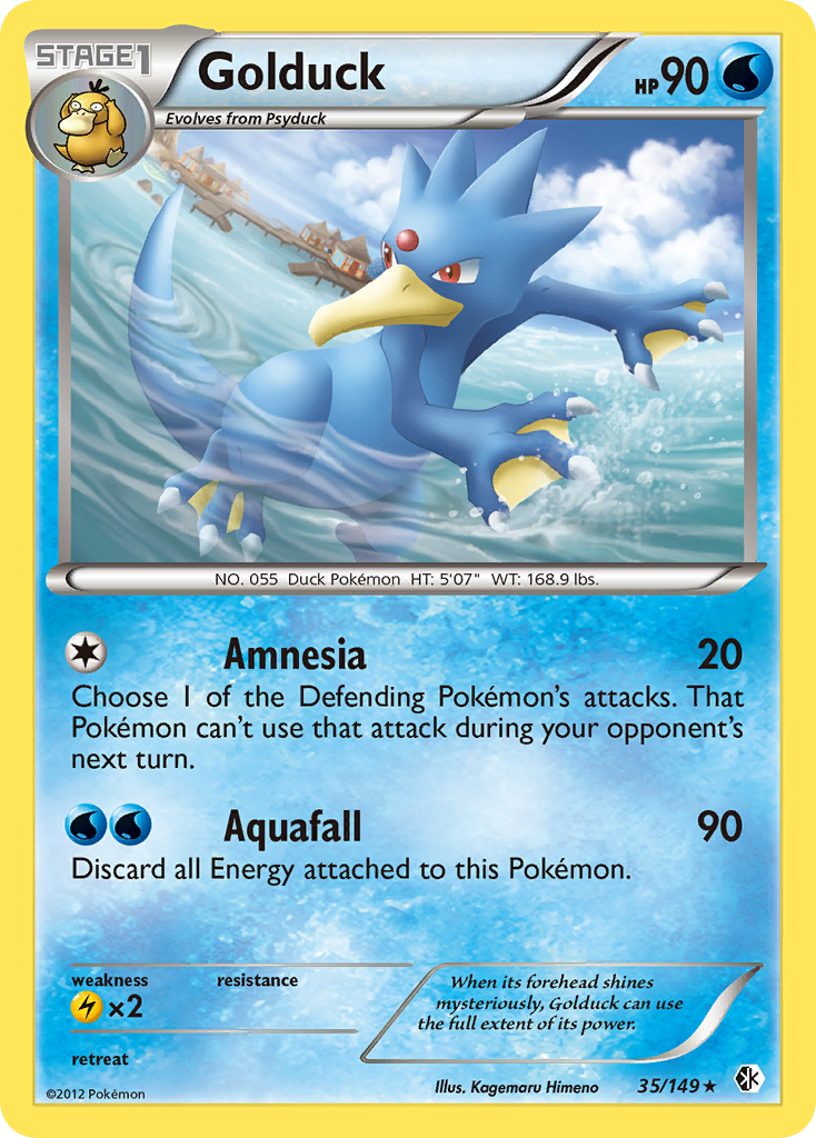 Golduck (35/149) [Black & White: Boundaries Crossed] | Card Merchant Takapuna