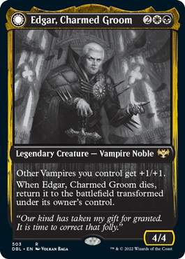 Edgar, Charmed Groom // Edgar Markov's Coffin [Innistrad: Double Feature] | Card Merchant Takapuna