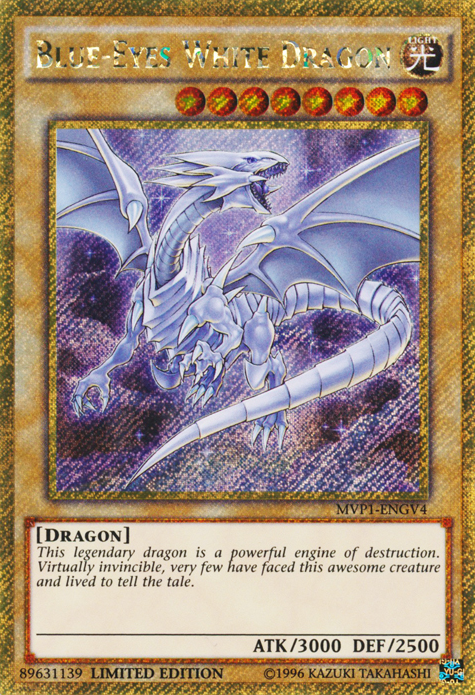 Blue-Eyes White Dragon [MVP1-ENGV4] Gold Secret Rare | Card Merchant Takapuna