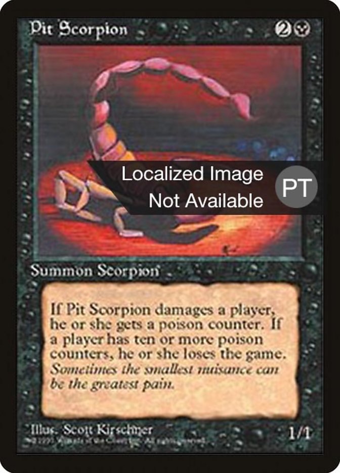 Pit Scorpion [Fourth Edition (Foreign Black Border)] | Card Merchant Takapuna