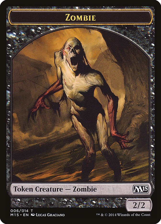 Zombie Token [Magic 2015 Tokens] | Card Merchant Takapuna