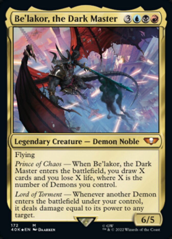 Be'lakor, the Dark Master [Warhammer 40,000] | Card Merchant Takapuna