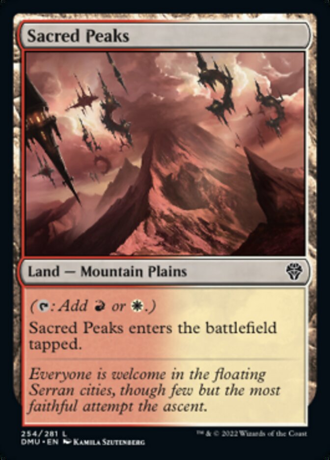 Sacred Peaks [Dominaria United] | Card Merchant Takapuna