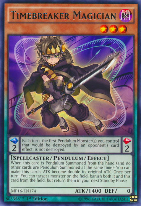 Timebreaker Magician [MP16-EN174] Rare | Card Merchant Takapuna