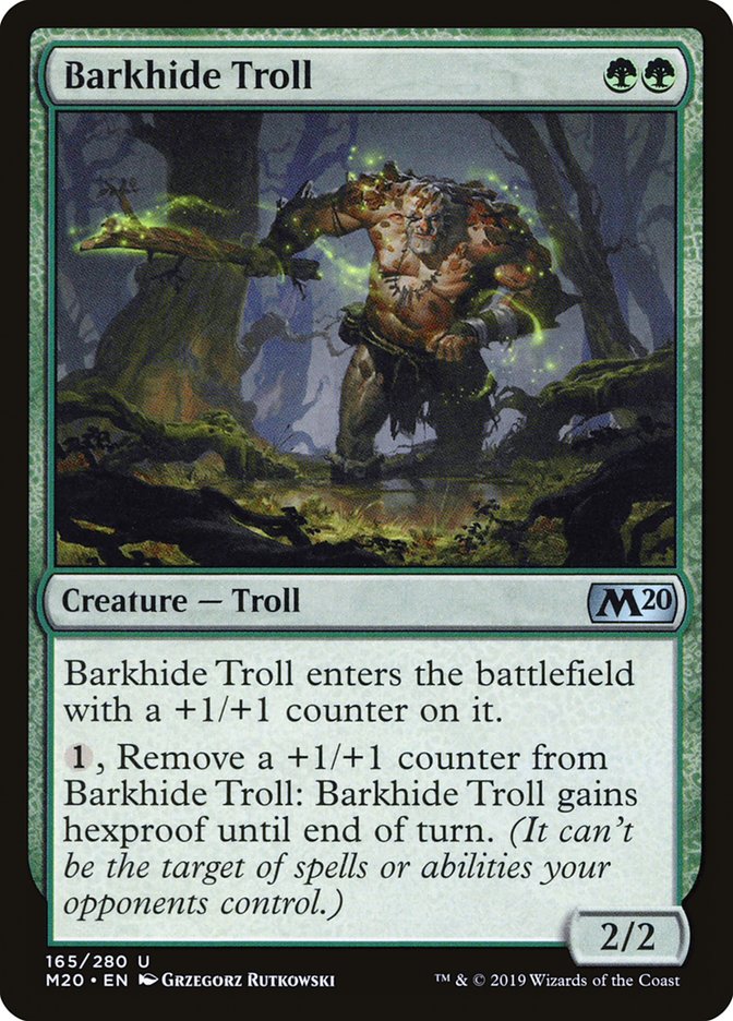 Barkhide Troll [Core Set 2020] | Card Merchant Takapuna