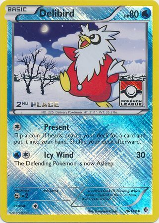 Delibird (38/149) (League Promo 2nd Place) [Black & White: Boundaries Crossed] | Card Merchant Takapuna