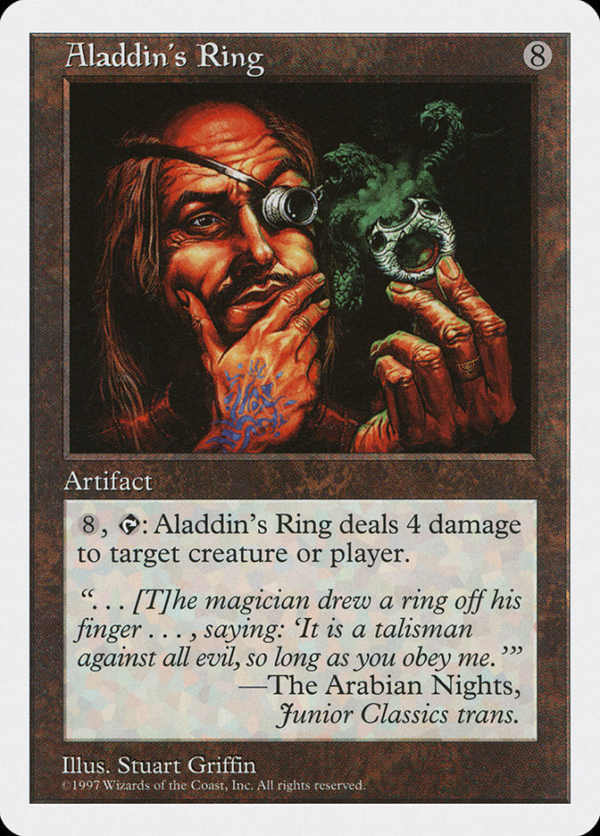 Aladdin's Ring [Fifth Edition] | Card Merchant Takapuna