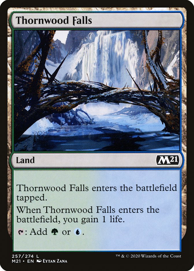 Thornwood Falls [Core Set 2021] | Card Merchant Takapuna