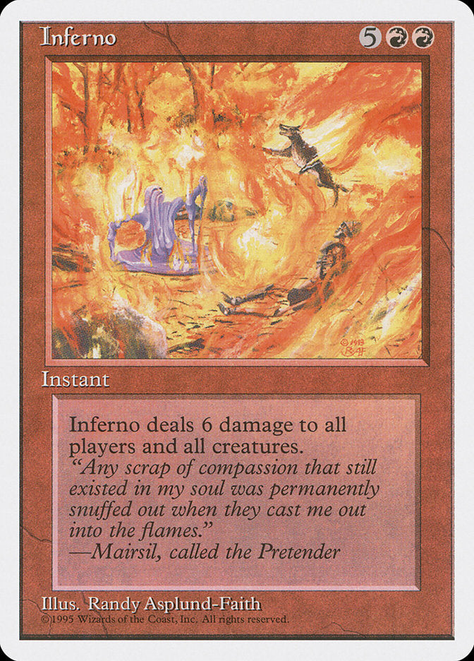 Inferno [Fourth Edition] | Card Merchant Takapuna