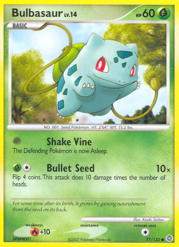 Bulbasaur (77/132) [Diamond & Pearl: Secret Wonders] | Card Merchant Takapuna